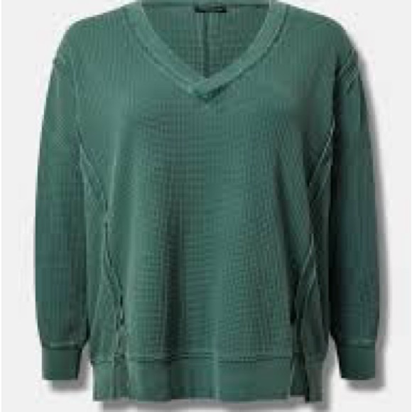 Torrid Oversized Waffle Knit NWT Size 3 - Picture 4 of 4